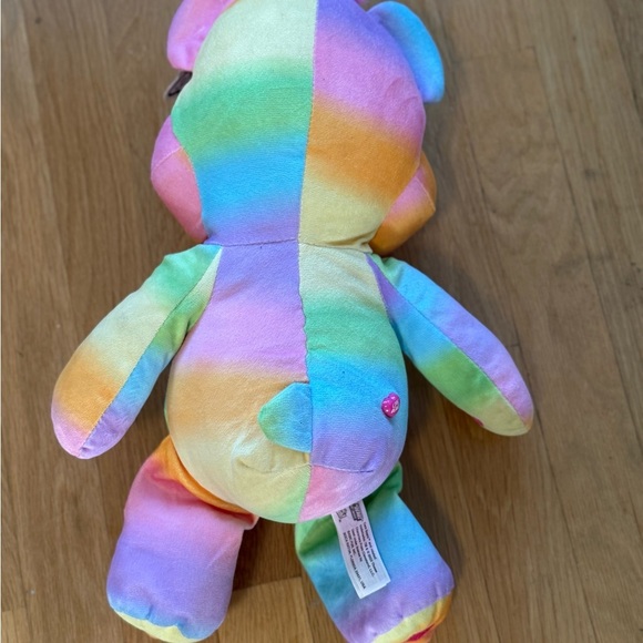 MCare Bears 2021 Togetherness Bear 10” Plush Soft Rainbow Tie Dye Heart - Picture 4 of 9